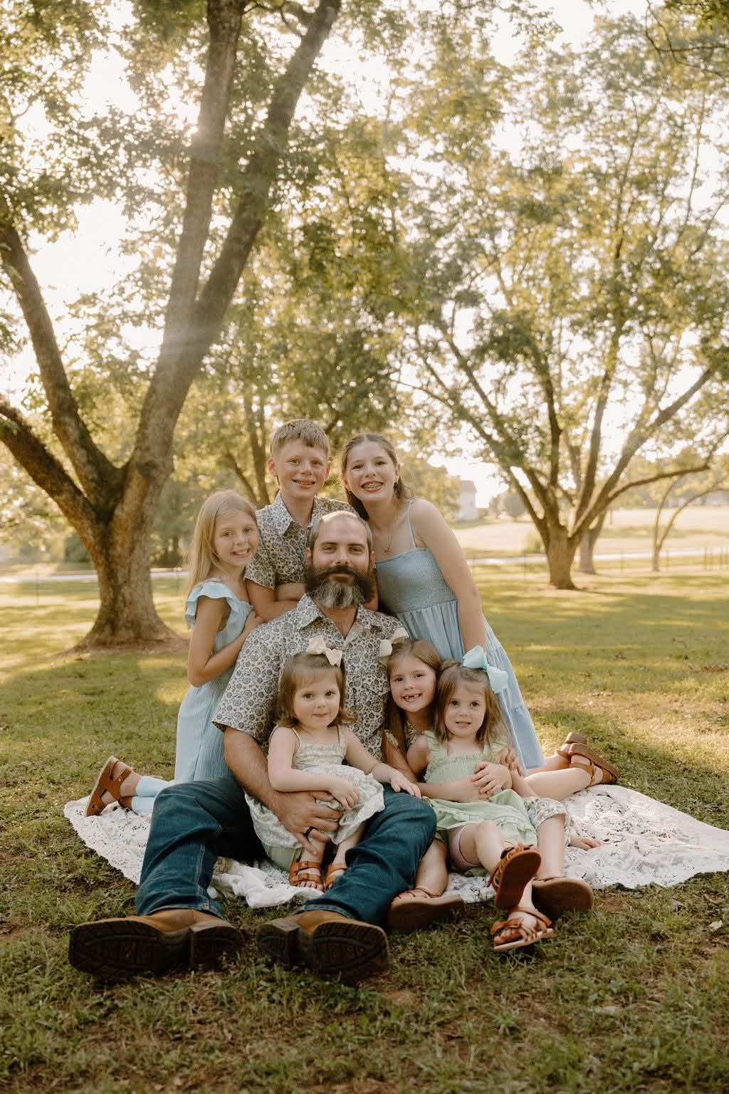 Justyn Weaver with family